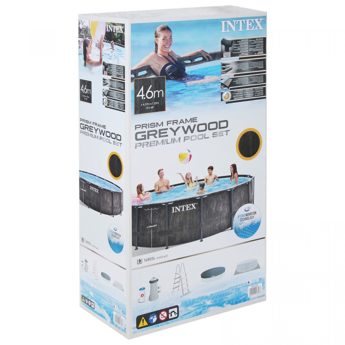 Бассейн каркасный 457х122 см с аксессуарами INTEX 26742NP Бассейн каркасный 457х122 см с аксессуарами INTEX 26742NP
