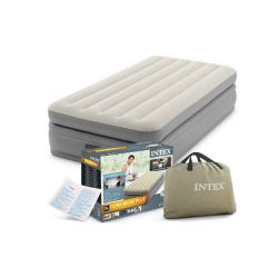Надувная кровать 99х191х51 см со встроенным насосом 220V INTEX 64162/64444