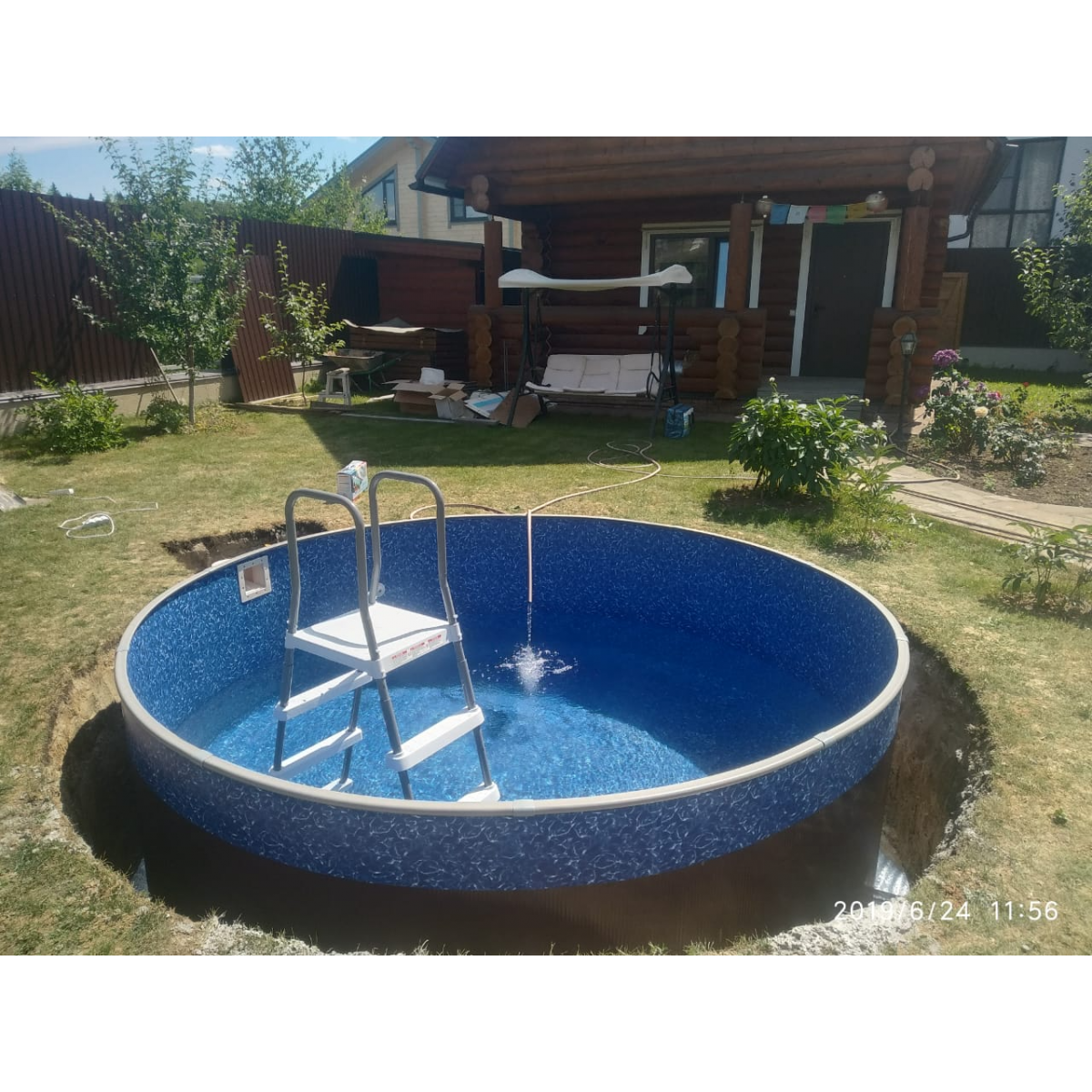 Пленка для бассейна 5,5 х 1,2 м, армированная, внутренняя, Azuro Mountfield 3BPZ0270 Пленка для бассейна 5,5 х 1,2 м, армированная, внутренняя, Azuro Mountfield 3BPZ0270