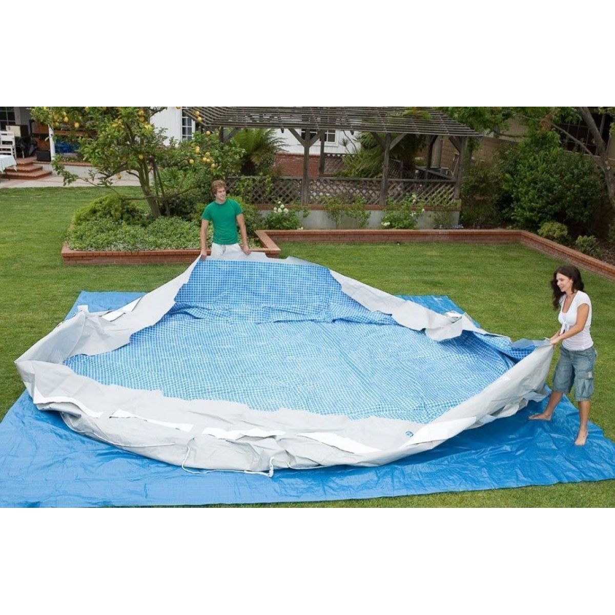 Сменная чаша 4,57х1,07 м для каркасного бассейна Prism Frame INTEX 12456A Сменная чаша 4,57х1,07 м для каркасного бассейна Prism Frame INTEX 12456A