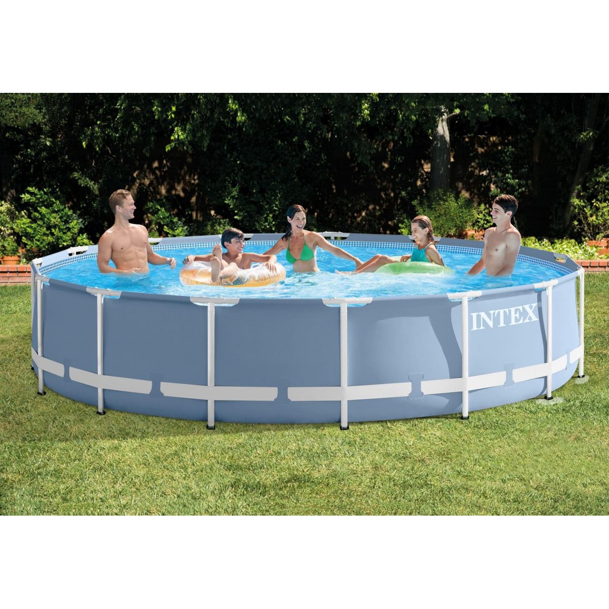 Чашковый пакет 4,27х1,07 м для каркасного бассейна Prism Frame, голубой, INTEX 12466A Чашковый пакет 4,27х1,07 м для каркасного бассейна Prism Frame, голубой, INTEX 12466A
