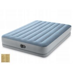 Надувная кровать 152х203х36 см со встроенным USB-насосом INTEX 64159