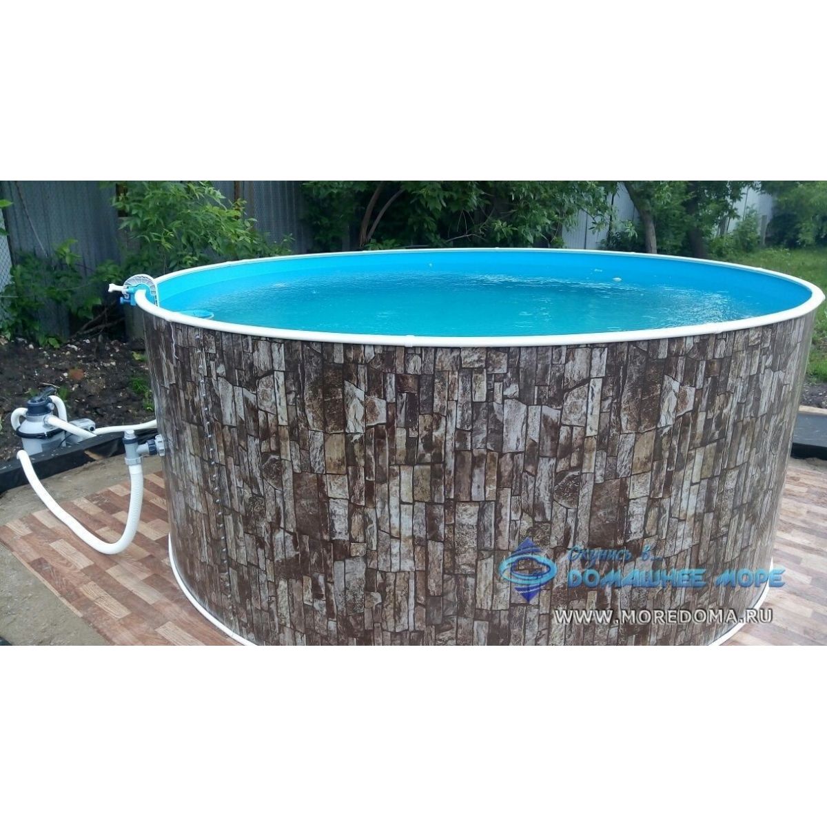 Пленка для бассейна круглая 3,6x1,1 м, ПВХ, голубая, Azuro Mountfield, 3EXX0172 Пленка для бассейна круглая 3,6x1,1 м, ПВХ, голубая, Azuro Mountfield, 3EXX0172