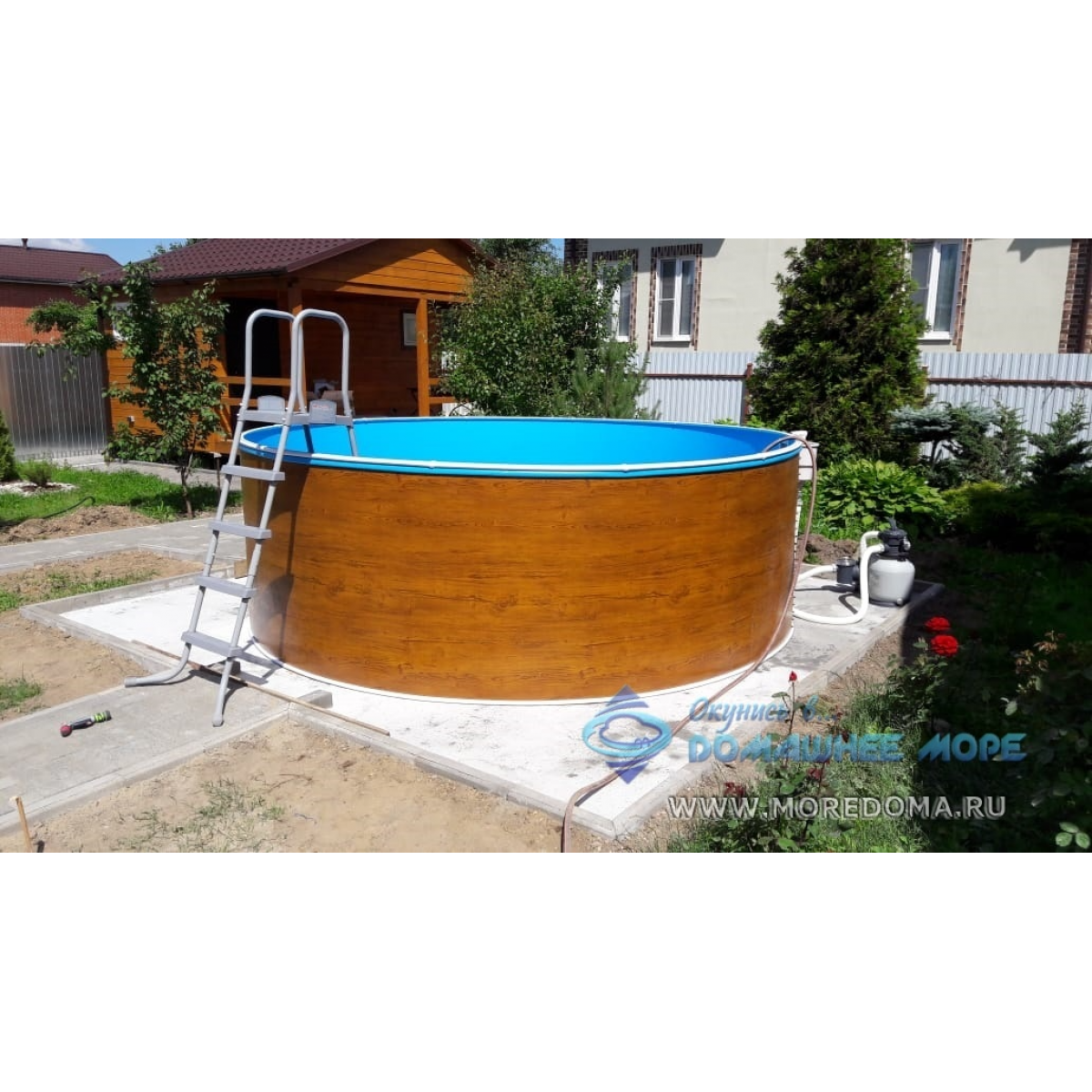 Пленка для бассейна круглая 3,6x1,1 м, ПВХ, голубая, Azuro Mountfield, 3EXX0172 Пленка для бассейна круглая 3,6x1,1 м, ПВХ, голубая, Azuro Mountfield, 3EXX0172