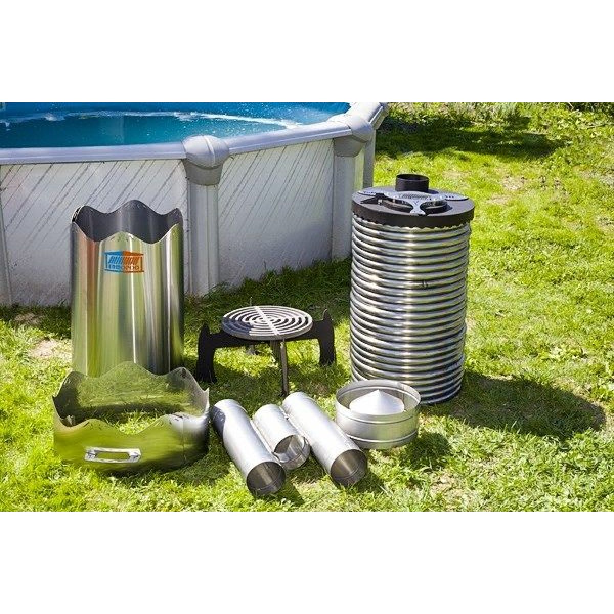 Водонагреватель для бассейна 40 кВт, нержавеющая сталь, усиленная спираль, Termopool 265594 Водонагреватель для бассейна 40 кВт, нержавеющая сталь, усиленная спираль, Termopool 265594