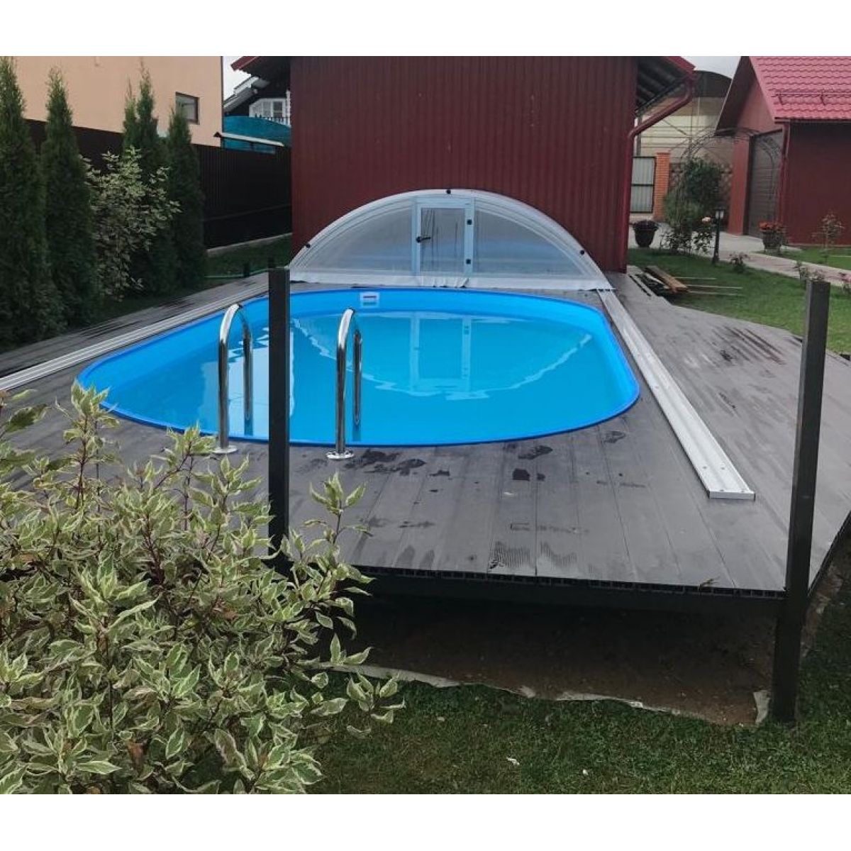 Бассейн каркасный овальный 5,25x3,2x1,2 м для заглубления, полный комплект, Summer Fun 501010511KB Бассейн каркасный овальный 5,25x3,2x1,2 м для заглубления, полный комплект, Summer Fun 501010511KB
