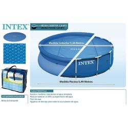 Солнечное покрывало 5,49 м для круглого бассейна INTEX 28015